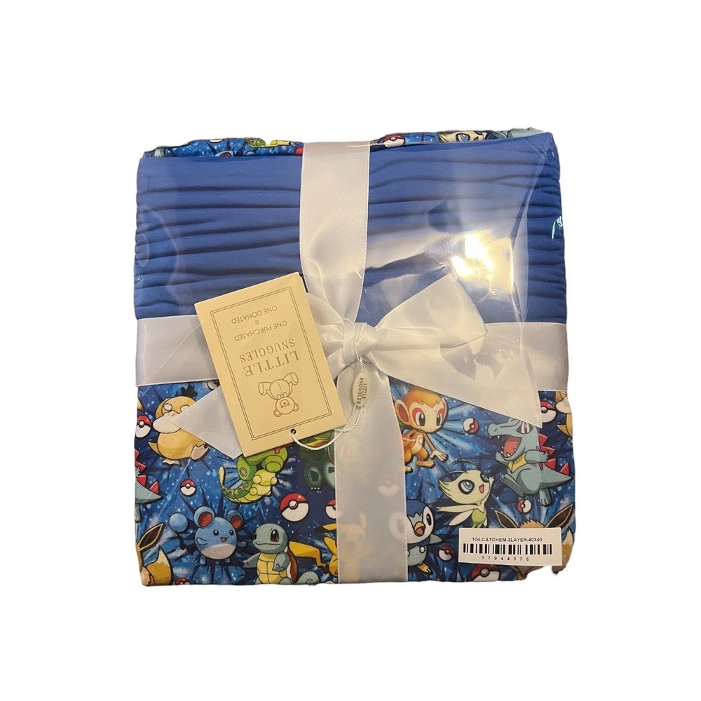 NWT Pokémon Bamboo Blanket Triple Layer 40 by 40 toddler